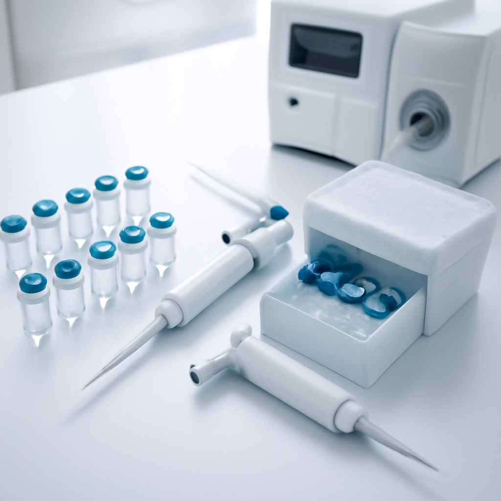 Peptide research workflow in lab setting