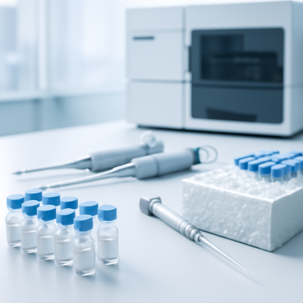 Peptide reconstitution process with bacteriostatic water