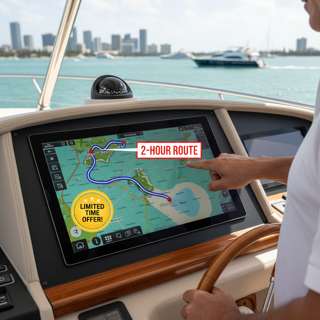 2-Hour Miami Yacht Ride: Enough Time for Miami Sandbars? Best Routes, Timing, Tips & Fees.
