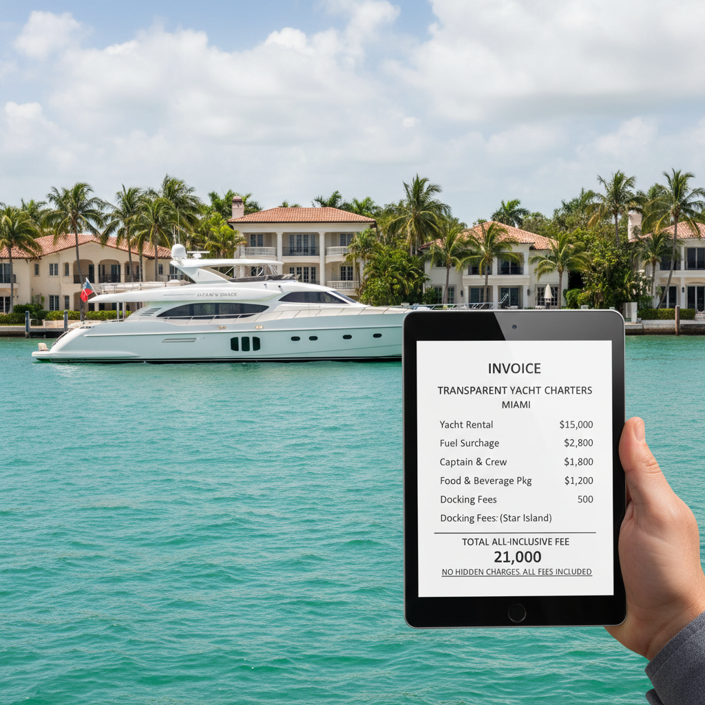Miami Private Yacht Charter — All Fees Included, Transparent Pricing | Book Today | All-In