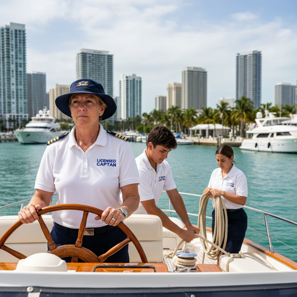 Rent a Miami Yacht with Licensed Captain | Luxury Boat Charters & Crew Included Miami, FL!