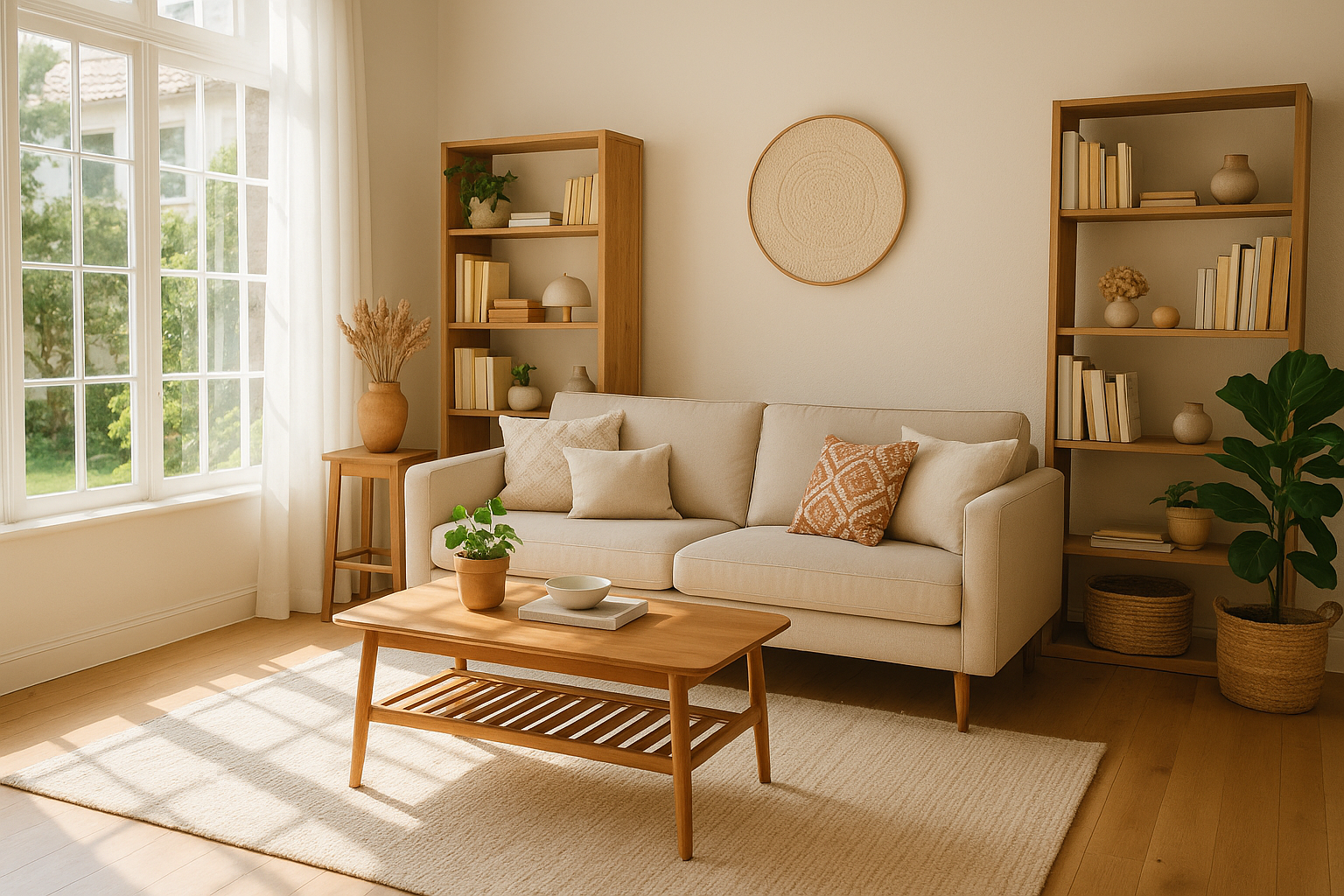 Beautiful Cape Town living room with quality second-hand furniture