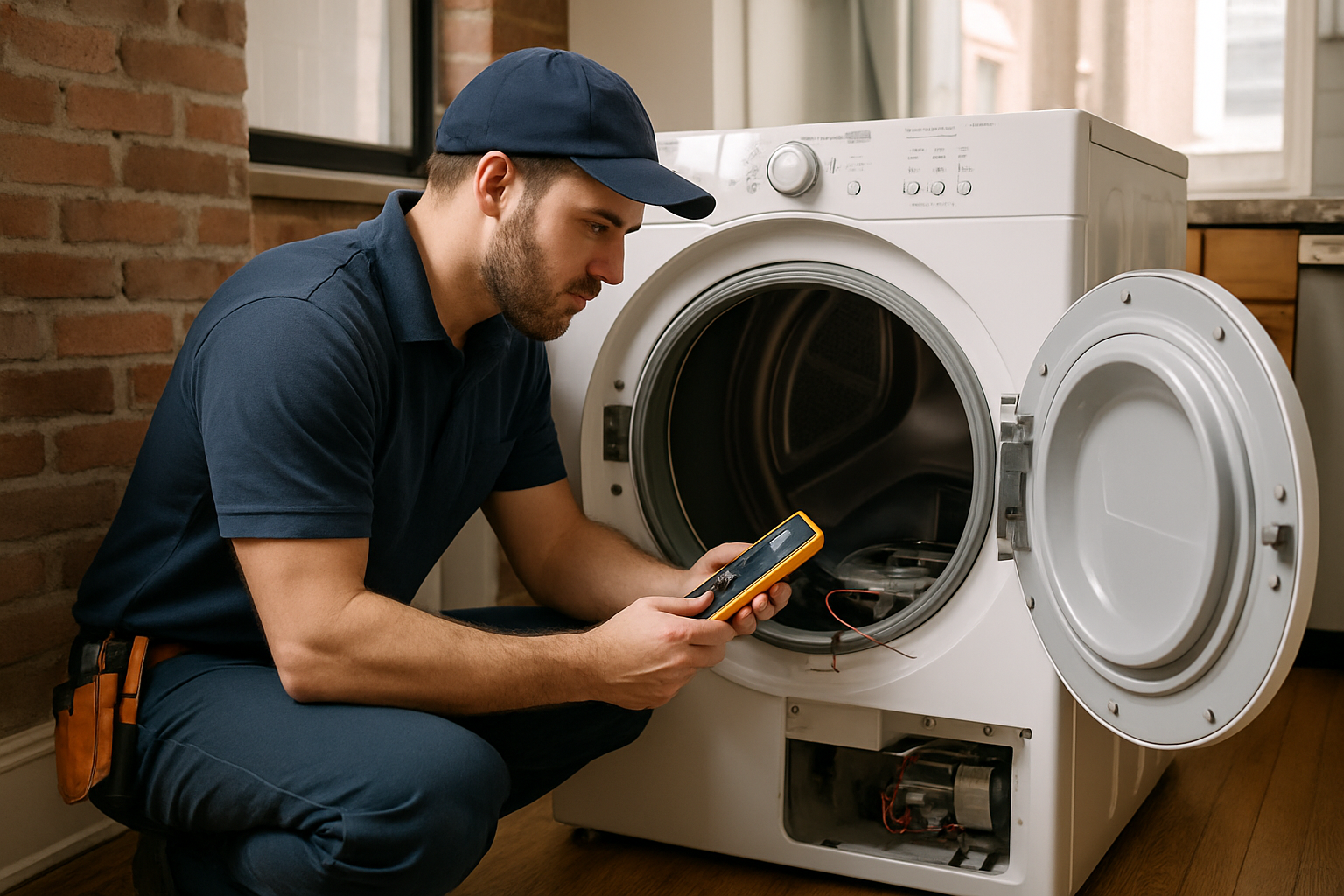 Illustrative appliance diagnostic inspection