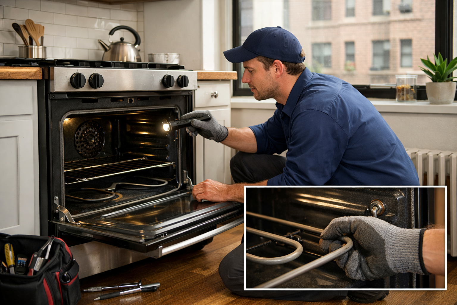 Illustrative appliance diagnostic inspection
