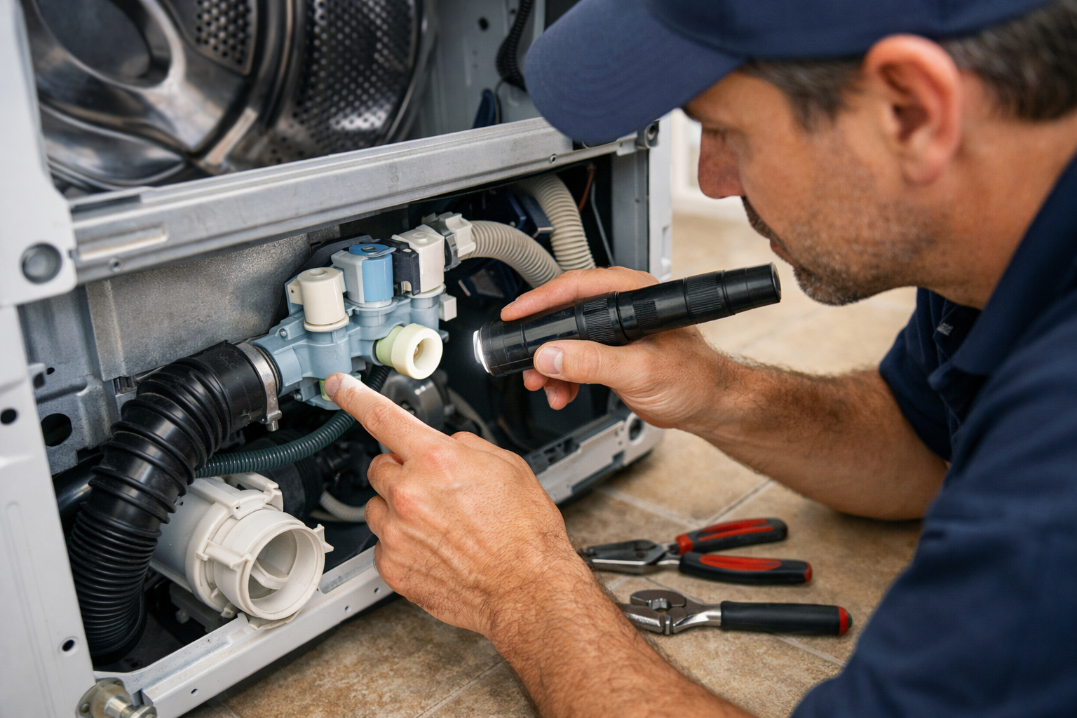 Illustrative appliance diagnostic inspection