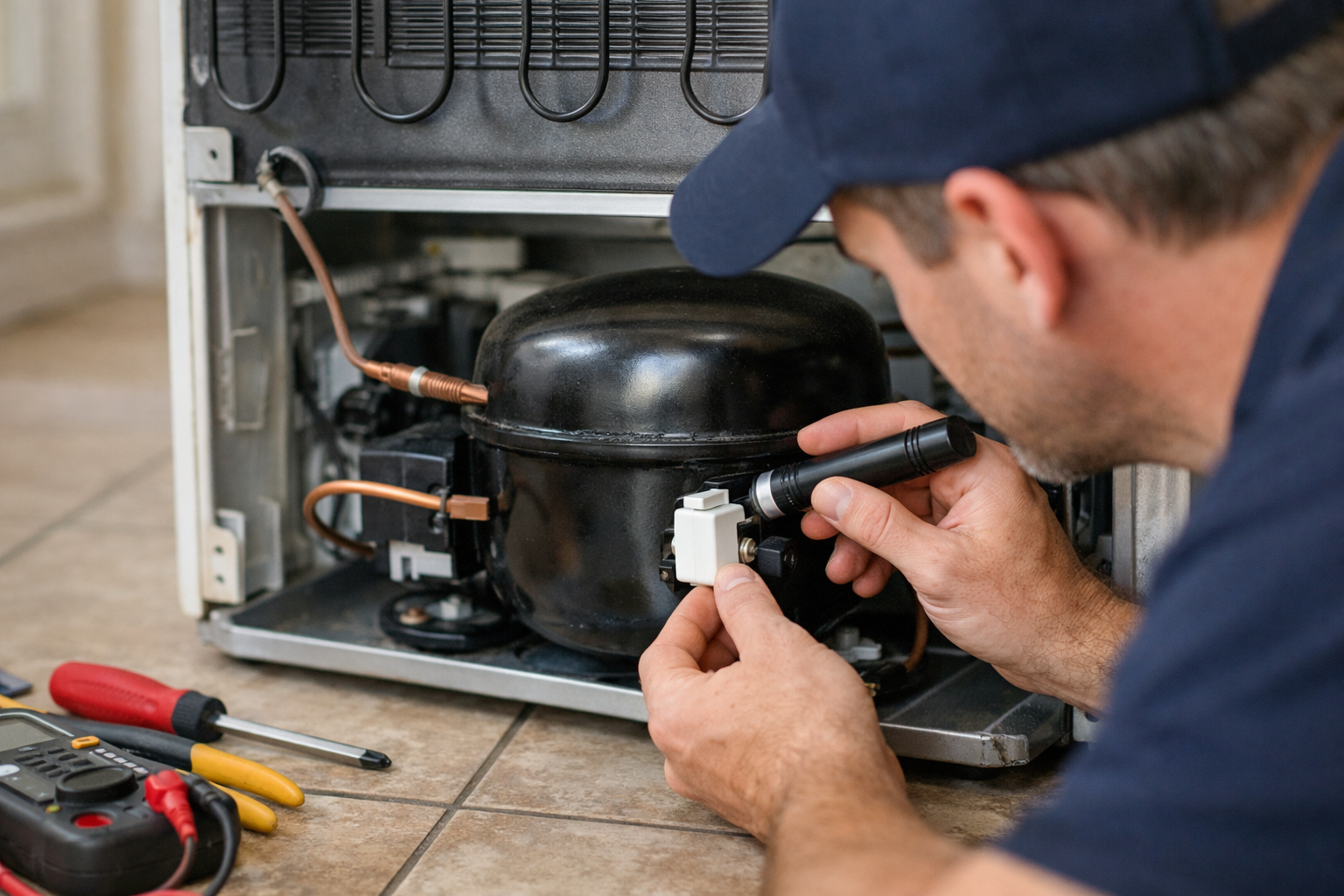 Illustrative appliance diagnostic inspection