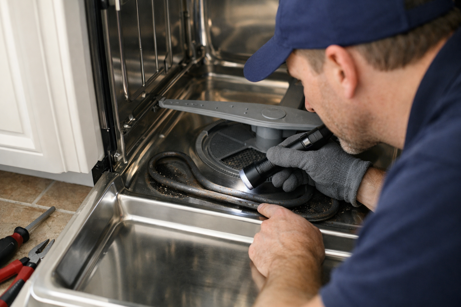 Illustrative appliance diagnostic inspection